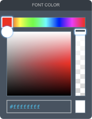 InstaWeb Editor Color Picker